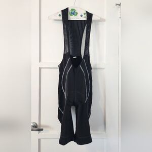 Men's Black Cycling Bibs - XL